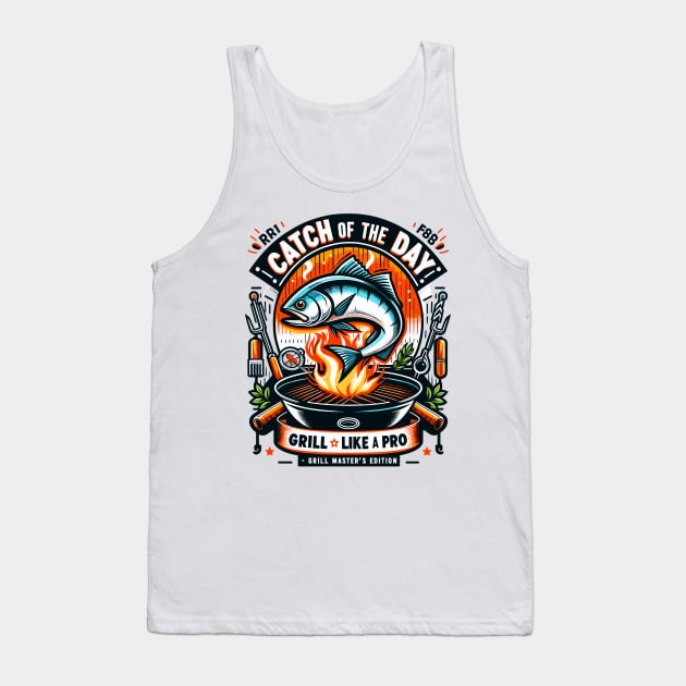 Sizzle & Hook - Pro Griller Tank Top by WEARWORLD